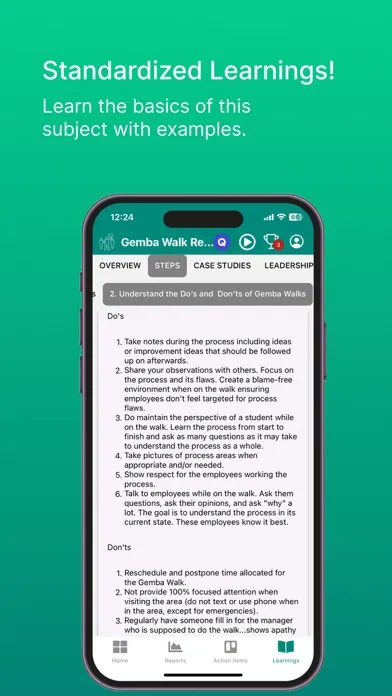Lean Gemba Walk Rp سکرین شاٹس