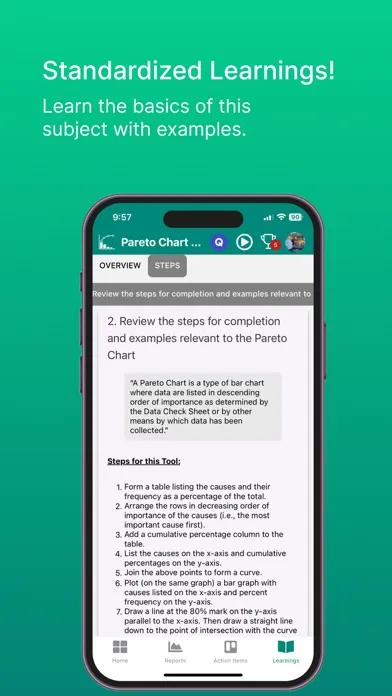 Tangkapan skrin Lean Pareto Chart Rpt
