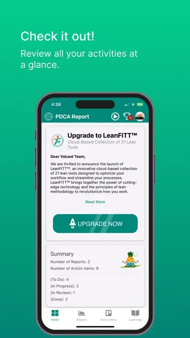Lean PDCA Rpt स्क्रीनशॉट