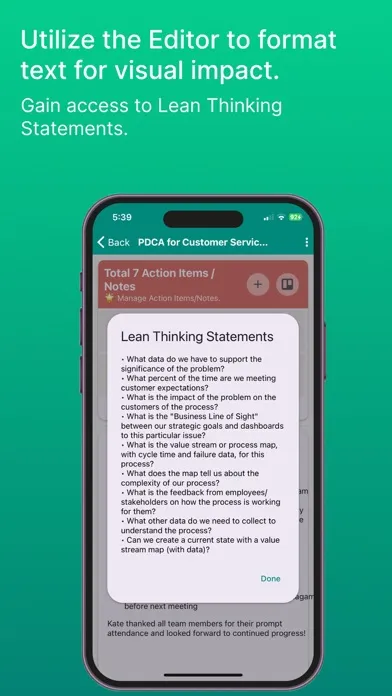 Lean PDCA Rpt स्क्रीनशॉट