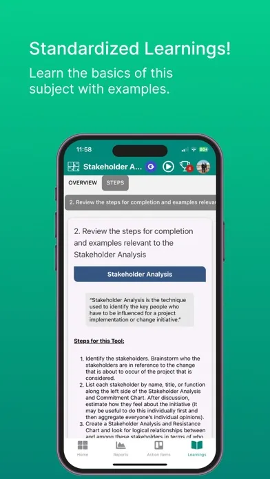 Lean Stakeholder Analysis Rpt Screenshots