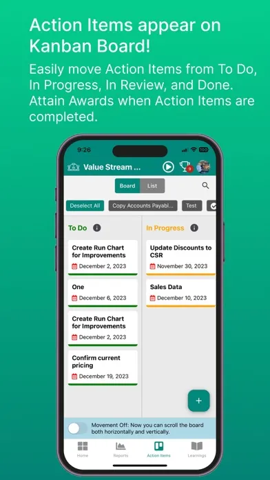 Lean Value Stream Mapping Rpt سکرین شاٹس