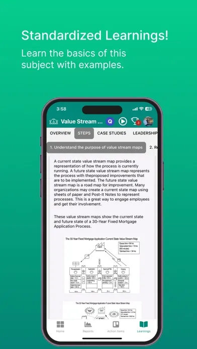 Lean Value Stream Mapping Rpt سکرین شاٹس