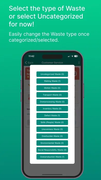 Lean Waste Walk Rpt Screenshots