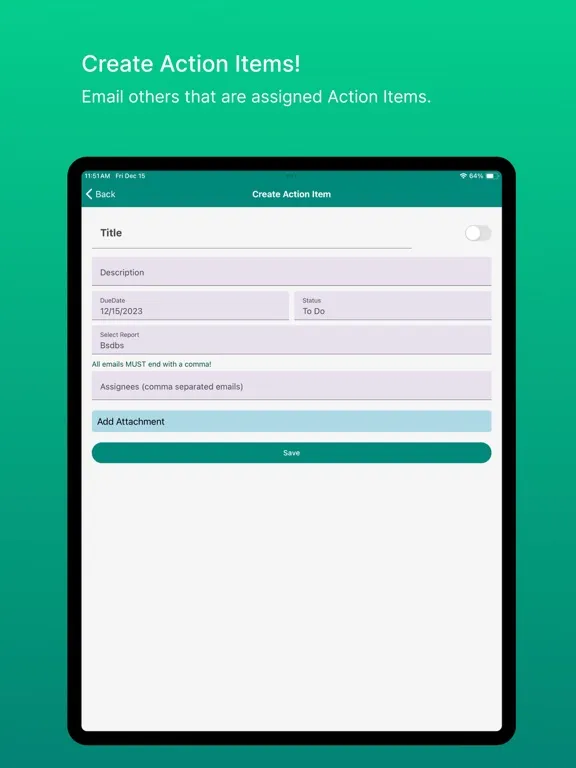 Lean 5 Whys Rpt iPad  Screenshots