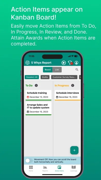 Lean 5 Whys Rpt Screenshots