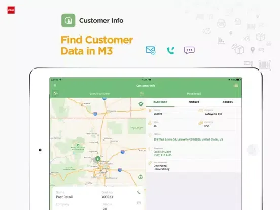 تصاویر MobileFirst for Infor M3 iPad 