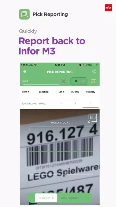 تصاویر MobileFirst for Infor M3