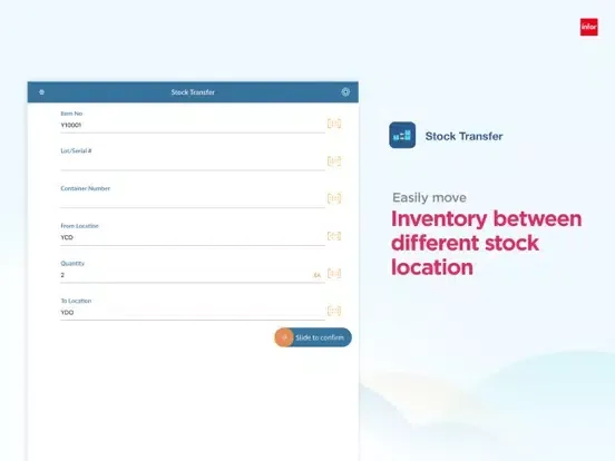 MobileFirst for Infor M3 Cloud iPad  Screenshots