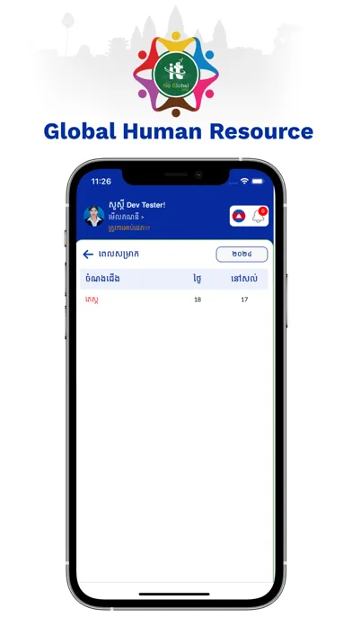 Global Human Resource Screenshots