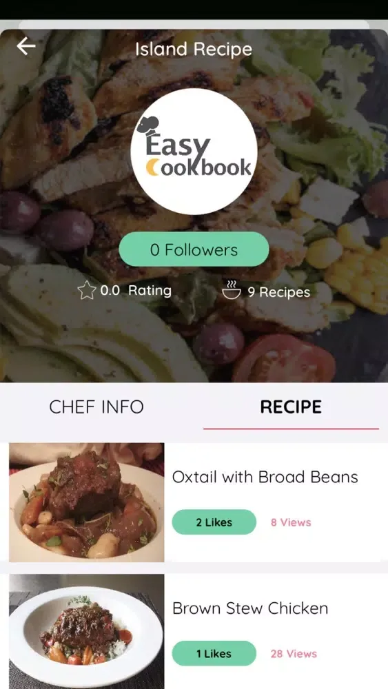 ภาพหน้าจอของ Easy CookBook