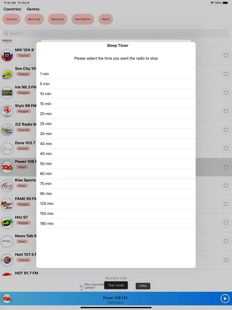 Island Radio iPad  سکرین شاٹس
