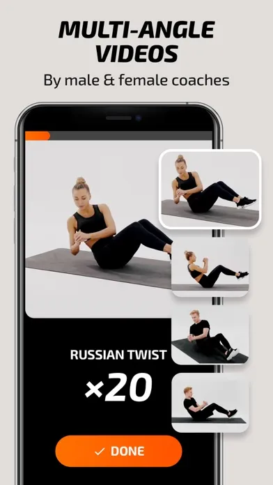 Capturas de tela do Fitness Coach: Workout Trainer