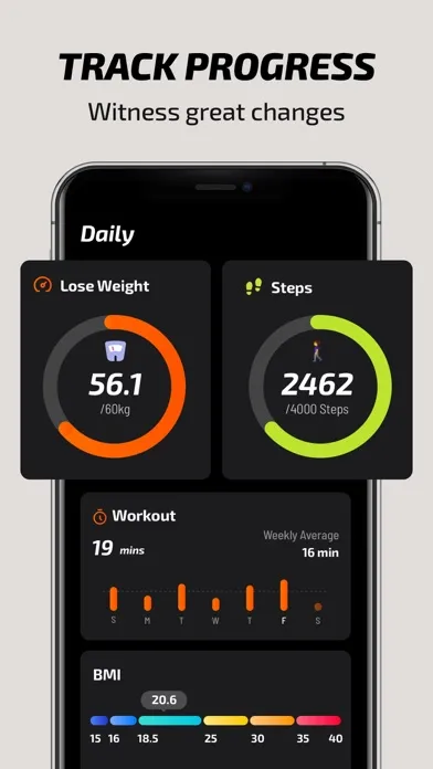 Capturas de tela do Fitness Coach: Workout Trainer