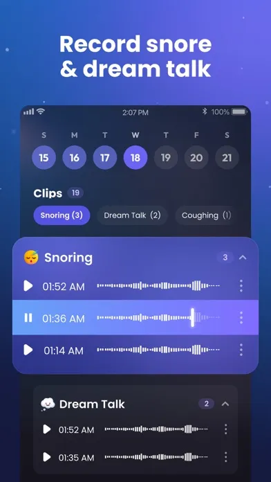 Sleep Tracker: Recorder, Sound Screenshots