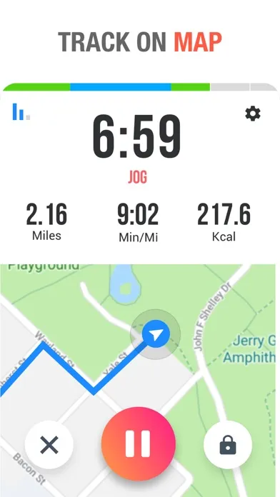 Tangkapan skrin Run Tracker - GPS Run Trainer