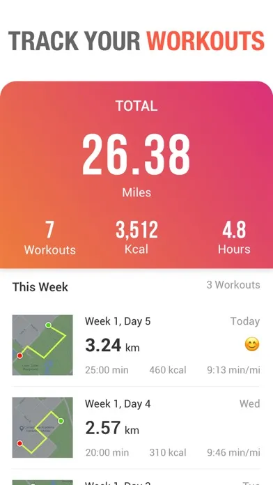 Tangkapan skrin Run Tracker - GPS Run Trainer