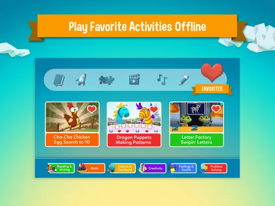 Captures d'écran de LeapFrog Academy™ Learning iPad 