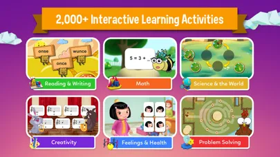 Captures d'écran de LeapFrog Academy™ Learning