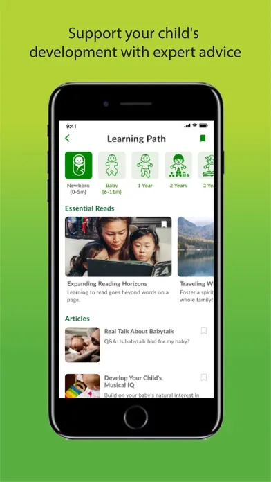 Tangkapan layar LeapFrog Baby Care+