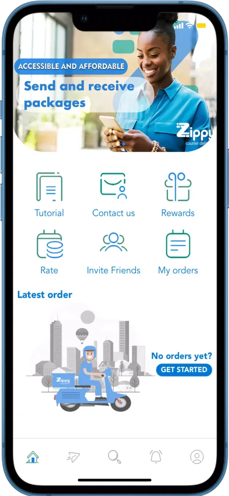 Ảnh chụp màn hình của Zippy Delivery