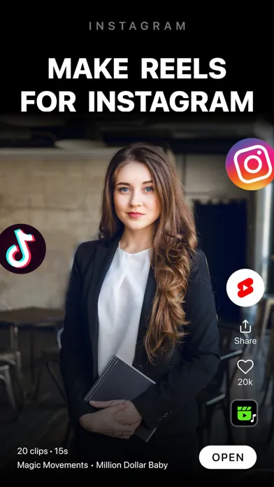 Reel Maker & AI Templates Ekran Görüntüleri