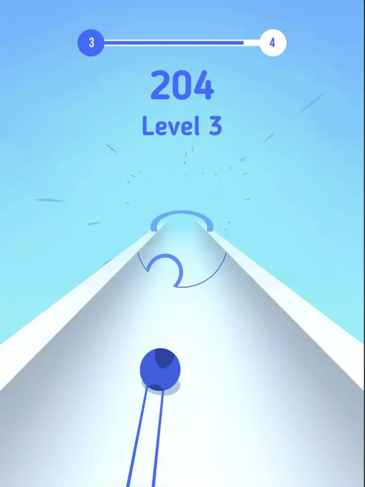 Zrzuty ekranu Ball Road - Color‘s Sky iPad 