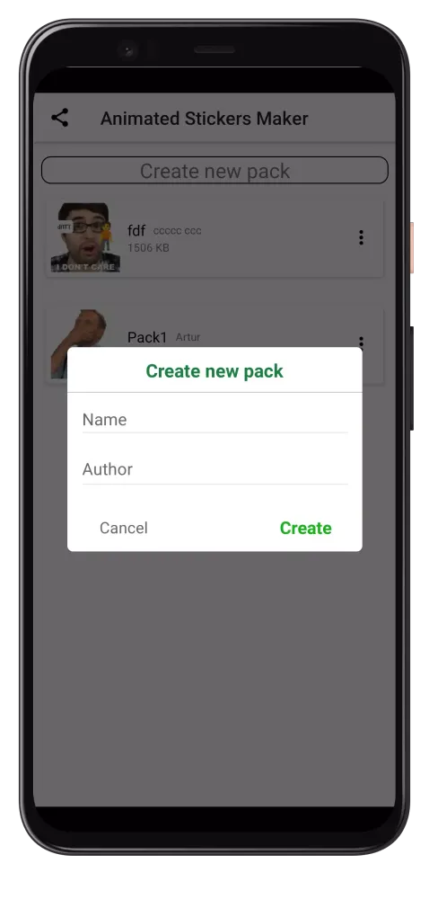 ภาพหน้าจอของ Animated Sticker Maker for WA