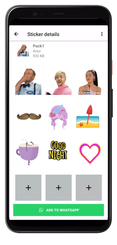 ภาพหน้าจอของ Animated Sticker Maker for WA