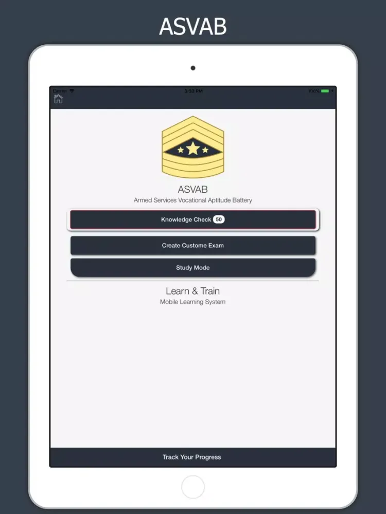 ASVAB Exam Prep 2018 iPad  Screenshots
