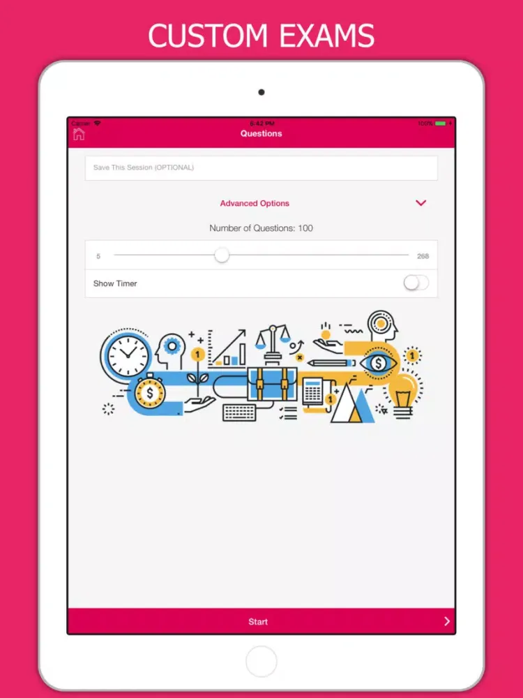 Ảnh chụp màn hình của NCBDE CDE Test Prep 2018 iPad 