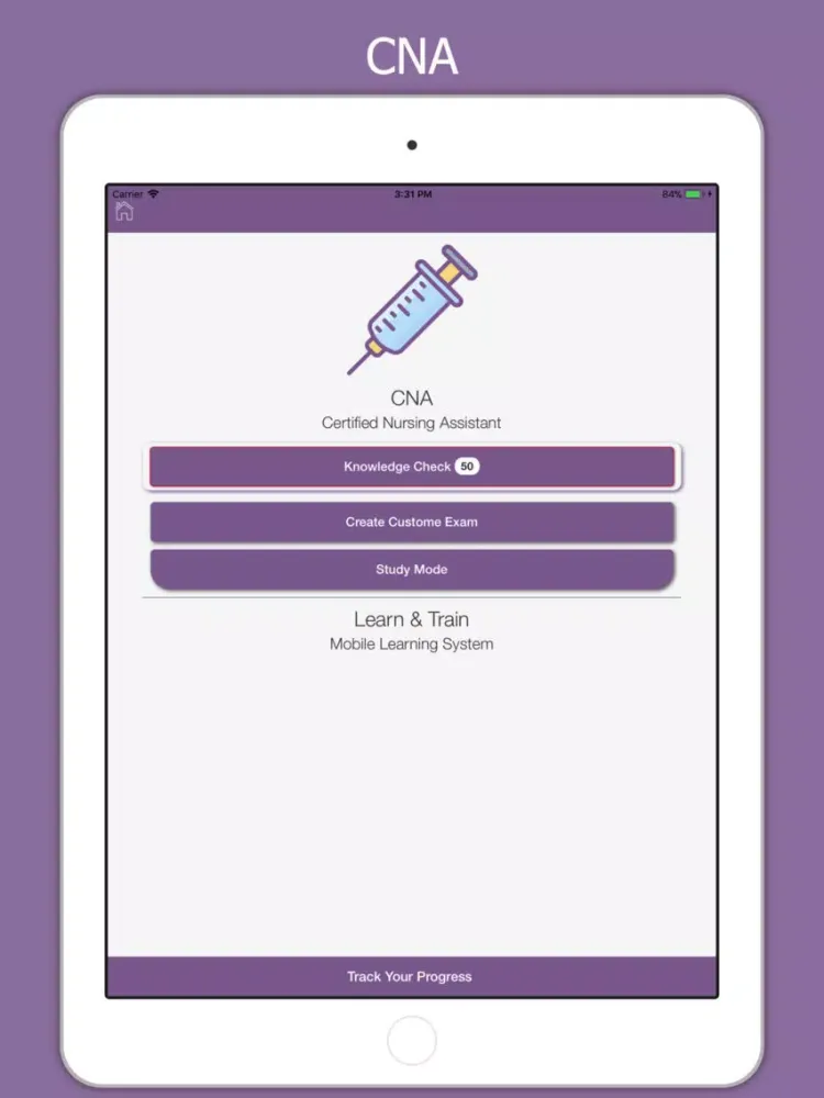 ภาพหน้าจอของ CNA Exam Prep 2018 iPad 