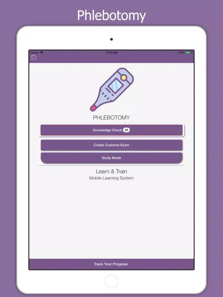 Capturas de tela do PHLEBOTOMY Exam Prep 2018 iPad 