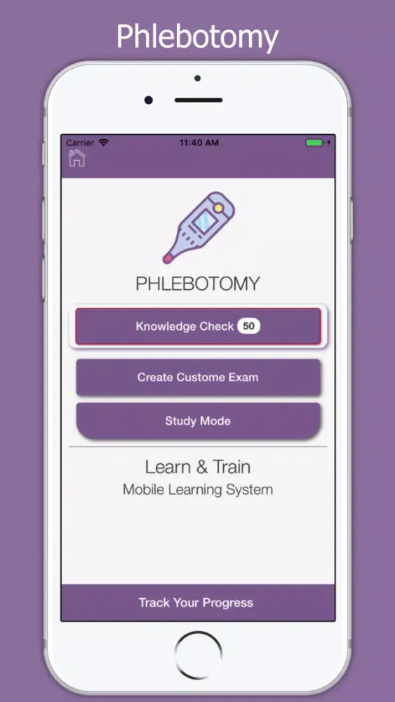 Capturas de tela do PHLEBOTOMY Exam Prep 2018