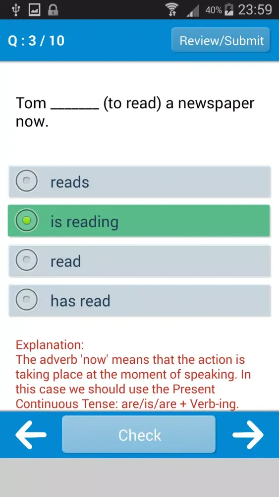 Learn English Grammar 스크린샷