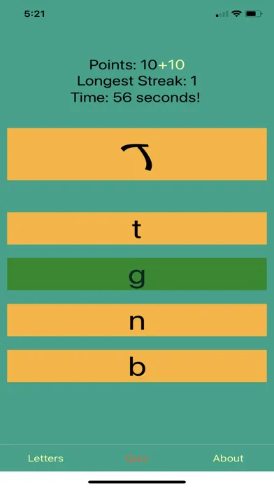 Zrzuty ekranu Samaritan Alphabet
