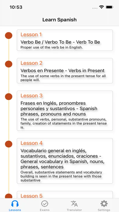 Learn Spanish Best App स्क्रीनशॉट