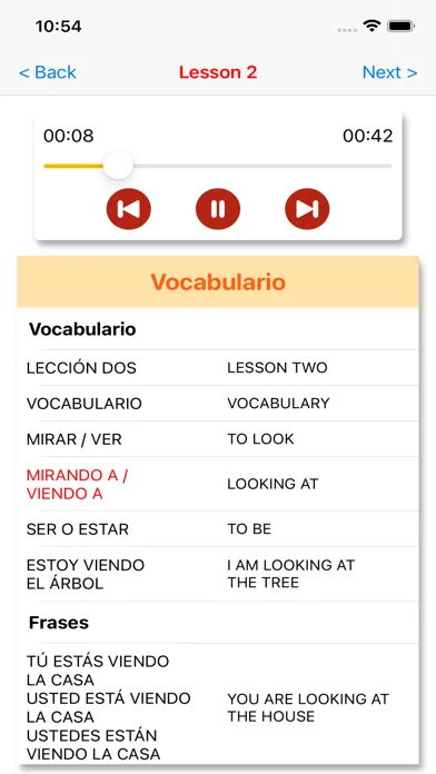 Learn Spanish Best App स्क्रीनशॉट