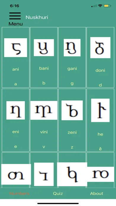 Learn Georgian Alphabet! سکرین شاٹس