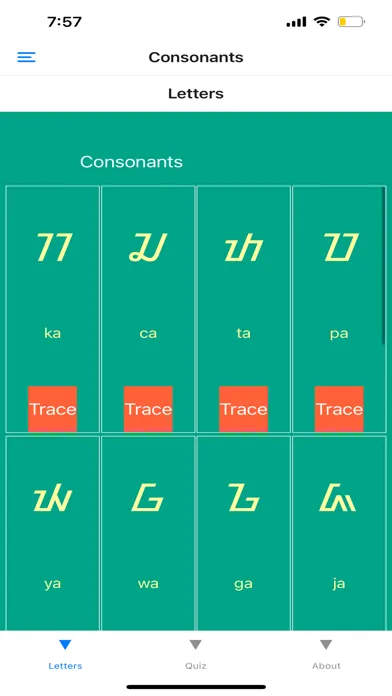 Learn Sundanese Alphabet!應用截圖
