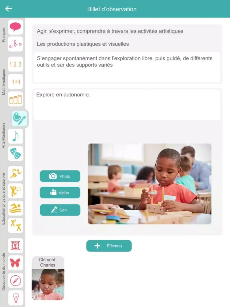 KidoO - carnet de suivi iPad  Screenshots