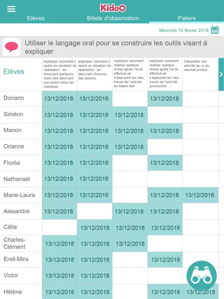 KidoO - carnet de suivi iPad  Screenshots