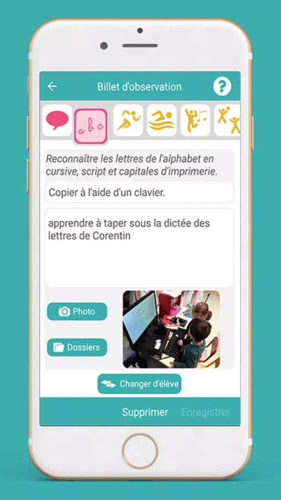 KidoO - carnet de suivi Screenshots