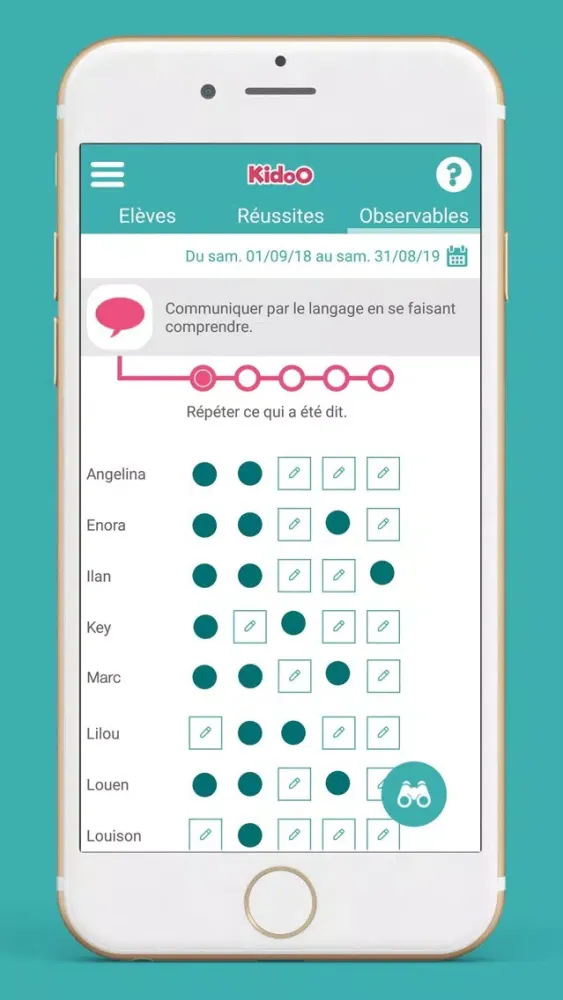 KidoO - carnet de suivi Screenshots