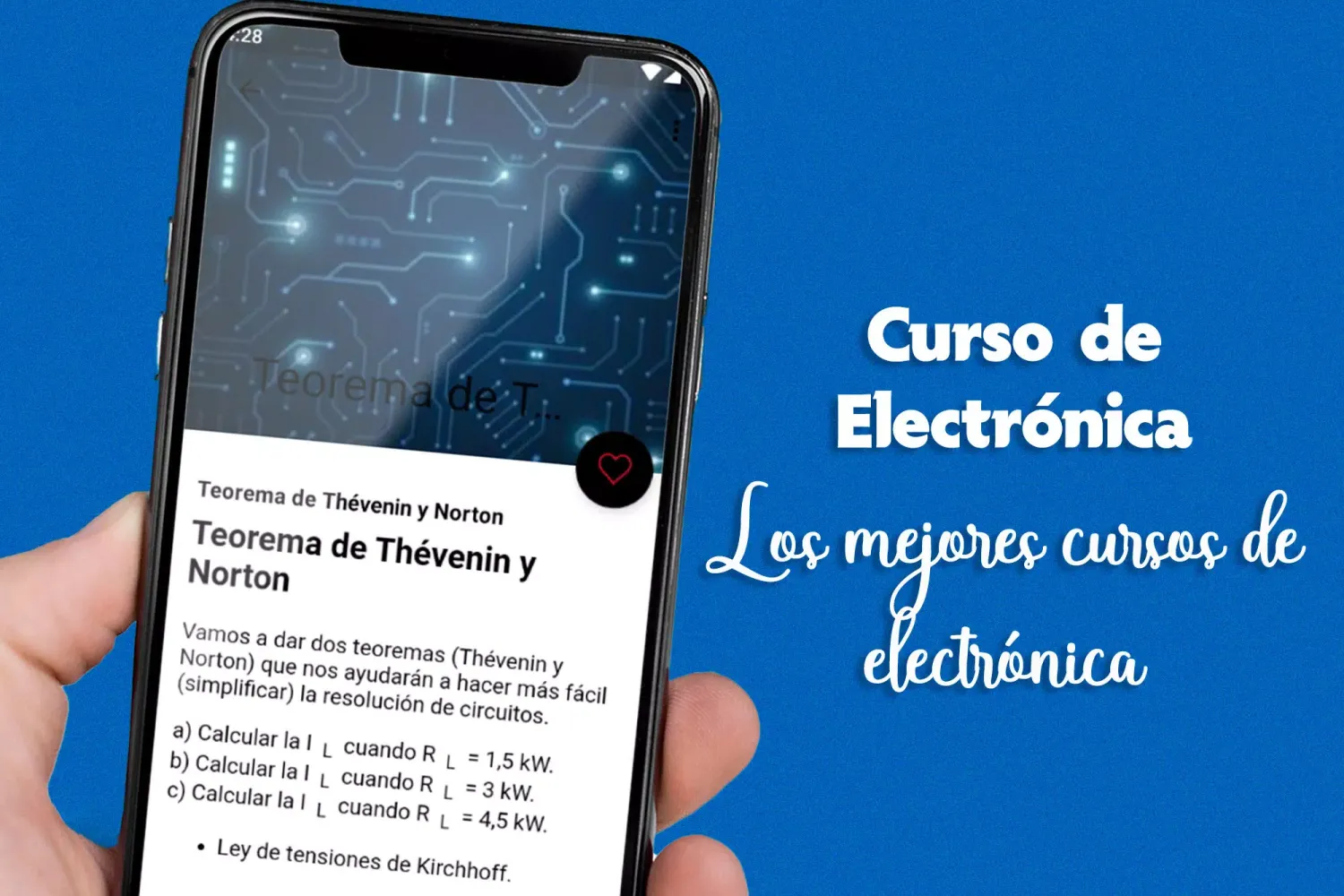 Zrzuty ekranu Curso de Electrónica