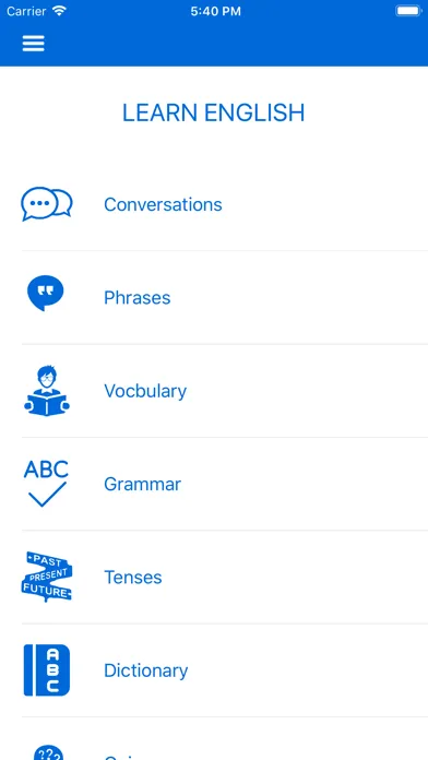Tangkapan skrin Learn English from Urdu