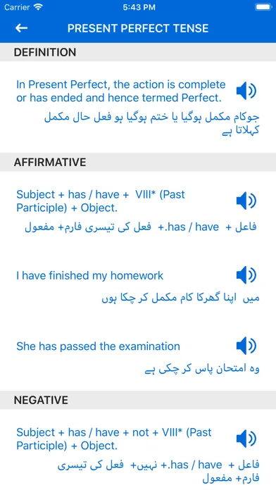 Tangkapan skrin Learn English from Urdu