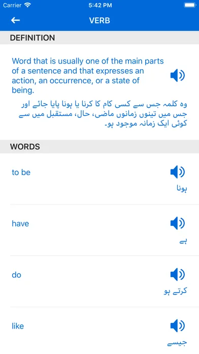 Tangkapan skrin Learn English from Urdu