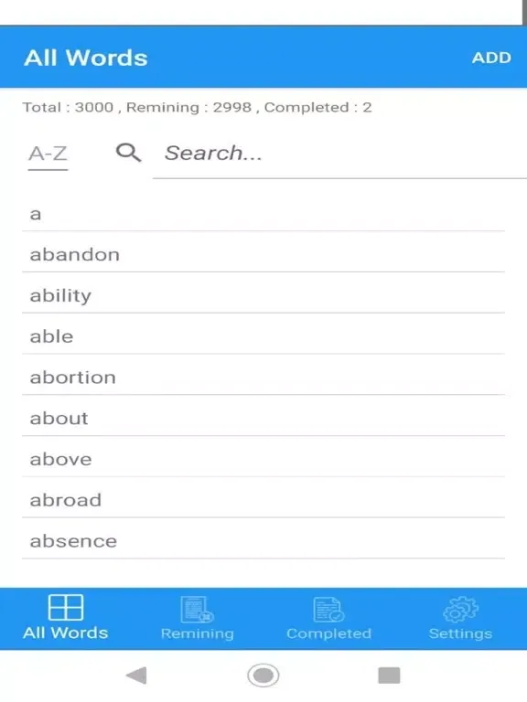 Learn English 3000 words iPad  スクリーンショット