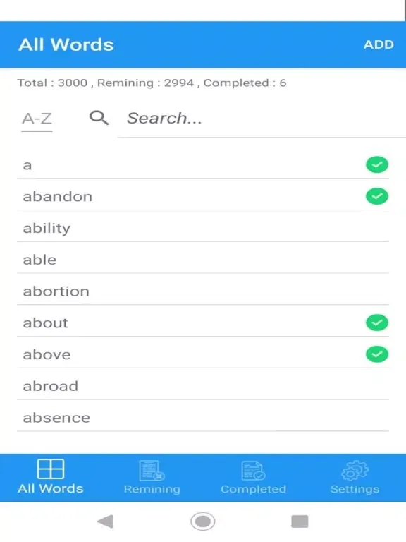Learn English 3000 words iPad  スクリーンショット